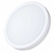 LED Waterproof luminaire 40W, 3CCT, 4800Lm, IP65, Ø 400 x 55 mm White