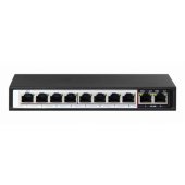 CERES PoE Switch 8x 100Mb/ s PoE/ PoE+ 2x RJ45 Uplink