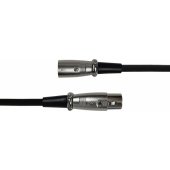 Audio cable XLR - XLR 3m Black