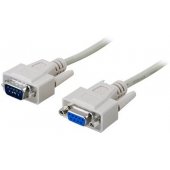 Cable DB9 RS232 10m Grey