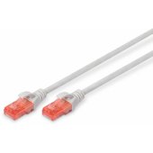 CAT 6 U-UTP Patch Cable 1m Grey