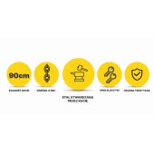 XRIDER XR00LC01 Chain Bicycle Lock 6x900mm