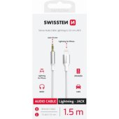 Audio Adapter Textile Lightning - 3.5mm 1.5m White