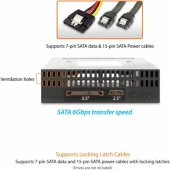 flexiDOCK 2.5"/ 3.5" SATA Black MB795SP-B