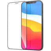 "5D Full Glue Tempered Glass Apple iPhone 12 / 12 Pro" Black