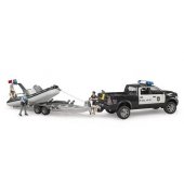 Dodge RAM 2500 Pickup Police with boat