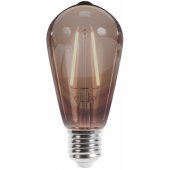LED Bulb Filament E27 ST64 4W 230V 2000K 400lm COG Smoked