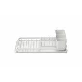 SinkSide Compact Dish Drying Rack Light Grey