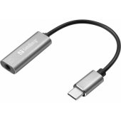 USB-C Audio Adapter Silver/ Black