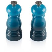 Salt and pepper mill set 11cm Blue