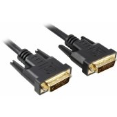 Cable DVI-D to DVI-D (24+1) 3 m Black