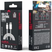 MXUC-06 USB-C to Lightning 1,0 m 20W Grey Nylon