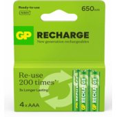 Recharge AAA 650 mAh 4pcs