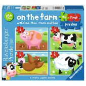 Puzzle 4in1 On the Farm, 2-3-4-5
