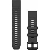 22mm Quickfit Silicone Strap Graphite