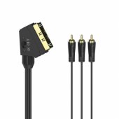 00205156 RCA / SCART AV Cable [3x RCA plug (phono)