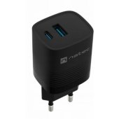 Ribera GaN 30W USB-A USB-C Black