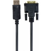 Display Port to DVI 3m Black C-DPM-DVIM-3M