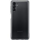 "Soft Clear Cover Galaxy A04s (EF-QA047TBE)" Black