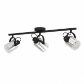 SPOT LIGHT BERREGAS 3XE27 BLACK/ CHROME