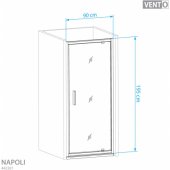 NAPOLI (A1444 Black) Easy Clean 90x195