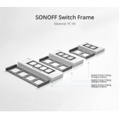 Frame for 3 M5-80 smart wall switches black