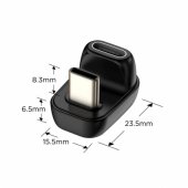 Ultraboost AA04 USB-C Angled Adapter Black