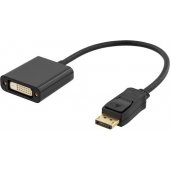 Adapter DisplayPort / DVI-I Dual Link 0,2m black