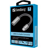 USB-C Audio Adapter Silver/ Black