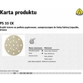 Klingspor KLINGSPOR self-adhesive abrasive disc 150mm PS33CK gr. 40