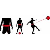 Football skill trainer 75BC Black/ red