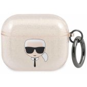 ®®KLAPUKHGD Karl®s Head Case for AirPods Pro" Gold Glitter
