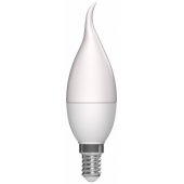 E14, C37, 6.5W, 806Lm, 3000K warm white