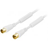 Ferrite cores 75 Ohm 2m White