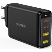 PD6005 GaN 140W 4 ports (2x USB C, 2x USB) Black