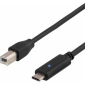 USB-C 2.0 - USB-B 2m Black