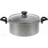 _230895 BALLARINI Ferrara Pot with 2 handles and lid granite 24