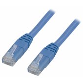Patch U/ UTP Cat5e LSZH 100MHz 0,5m blue