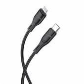 KSC-953 PD20W USB-C -> Lightning charging / data cable 1m Black