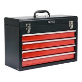 Yato YT-08874 small parts/ tool box Stainless steel Black, Red