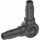 L-piece 4.6mm (3/ 16), connection (dark grey,