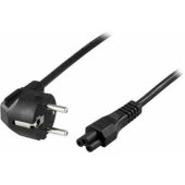 Power Cable CEE 7/ 7 to C5 2m Black