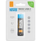 Rechargeable 18650 USB-C 2200 mAh
