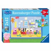 Puzzle 2x12 Peppa Pig