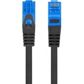 Patchcord S/ FTP Cat.6a LSZH CCA 0.5m black