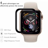 "Hot Bending 3D Glass for Apple Watch 1/ 2/ 3/ 5/ 6/ 7 42mm" Black