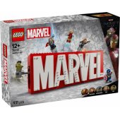 76313 Marvel Logo & Minifigures