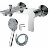 BRUCE IS with shower set chrome