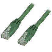 Patch cable U/ UTP Cat5e 0.5m green
