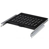 DN-19 TRAY-2-600-SW extendable shelf cabinet black